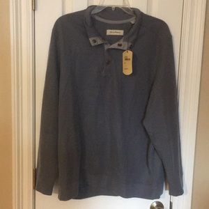 Tommy Bahama Mens Blue Note Snap Sweater XXL NWT